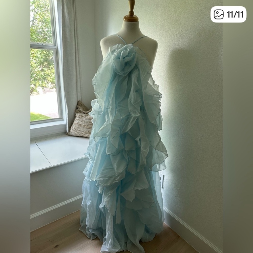 Aje Pandorea Maxi Dress Blue US 6 **SOLD** - Picture 2 of 4